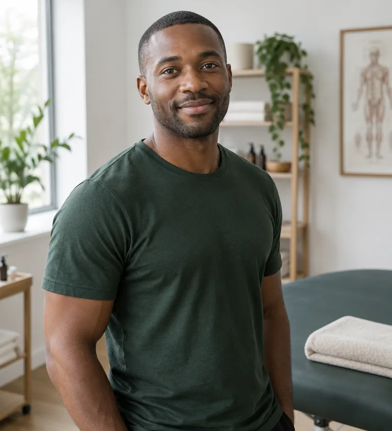 Marcus Ellery, sports massage therapist at Kinnear Chiropractic
