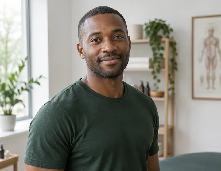Marcus Ellery, sports massage therapist at Kinnear Chiropractic